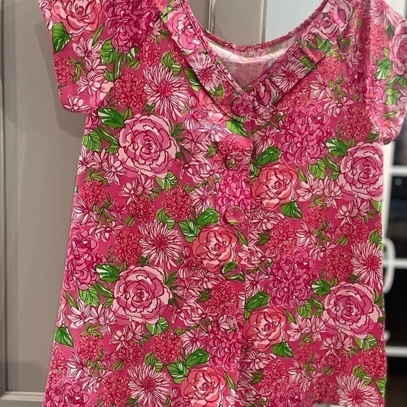Lily Pulitzer Kipper Lapis Top woman size 2 - Picture 5 of 9